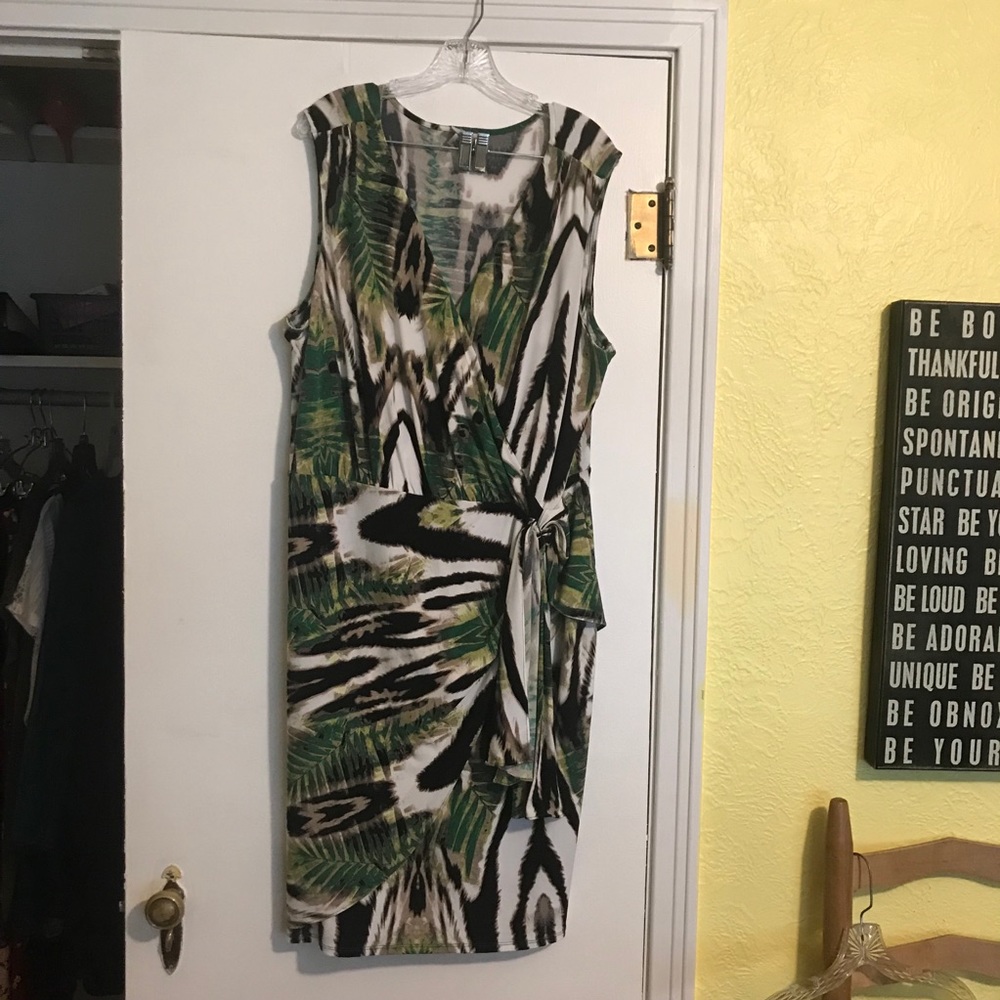 Sleeveless Worthington Wrap Dress
